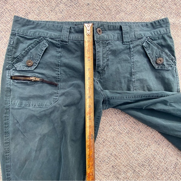 Guess Jeans Pants Vtg Heavy Capri Cargo Pockets - Picture 6 of 12